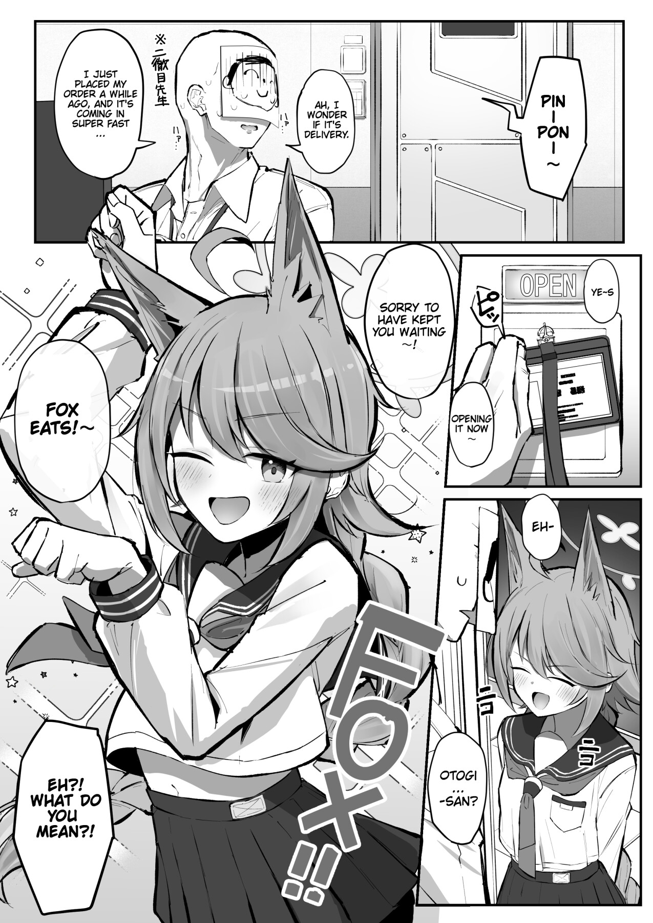 Hentai Manga Comic-FOX EATS de-su-Read-2